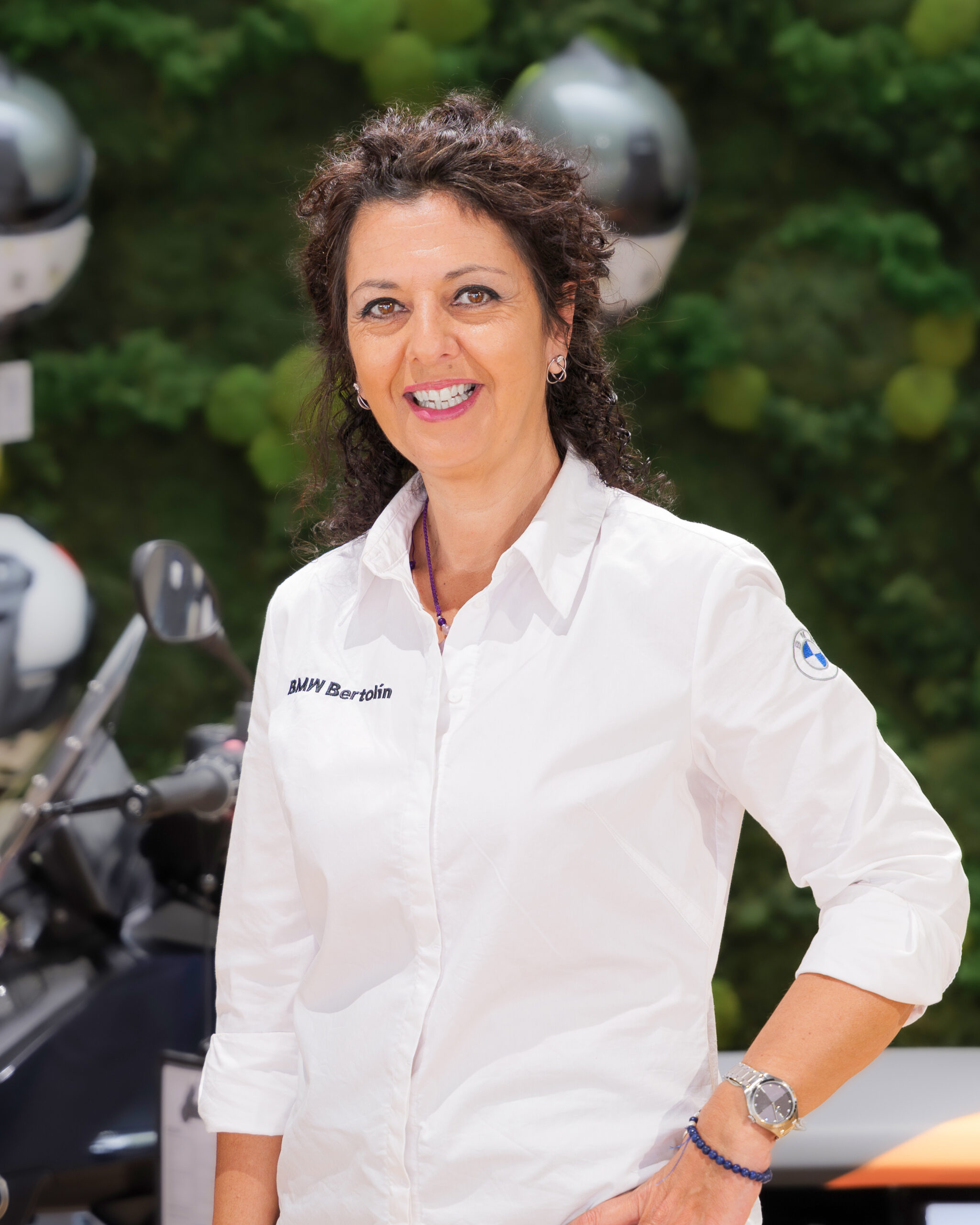 Asesora comercial Lola Jiménez BMW Motorrad Bertolín Valencia